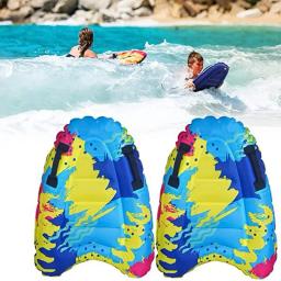 Prancha inflável portátil com alça, brinquedo flutuante de PVC para crianças e adultos, flutuador de praia e piscina, verão - Image 3