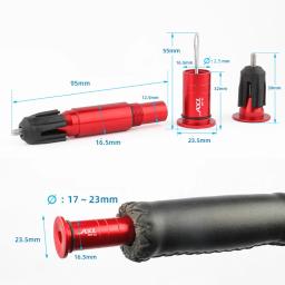 Kit de reparo rápido de pneus sem câmara de ar, mtb, bicicleta de estrada, mountain bike, selante de perfuração, tira de borracha, ferramenta de broca, alça, extremidade da barra escondida - Image 2