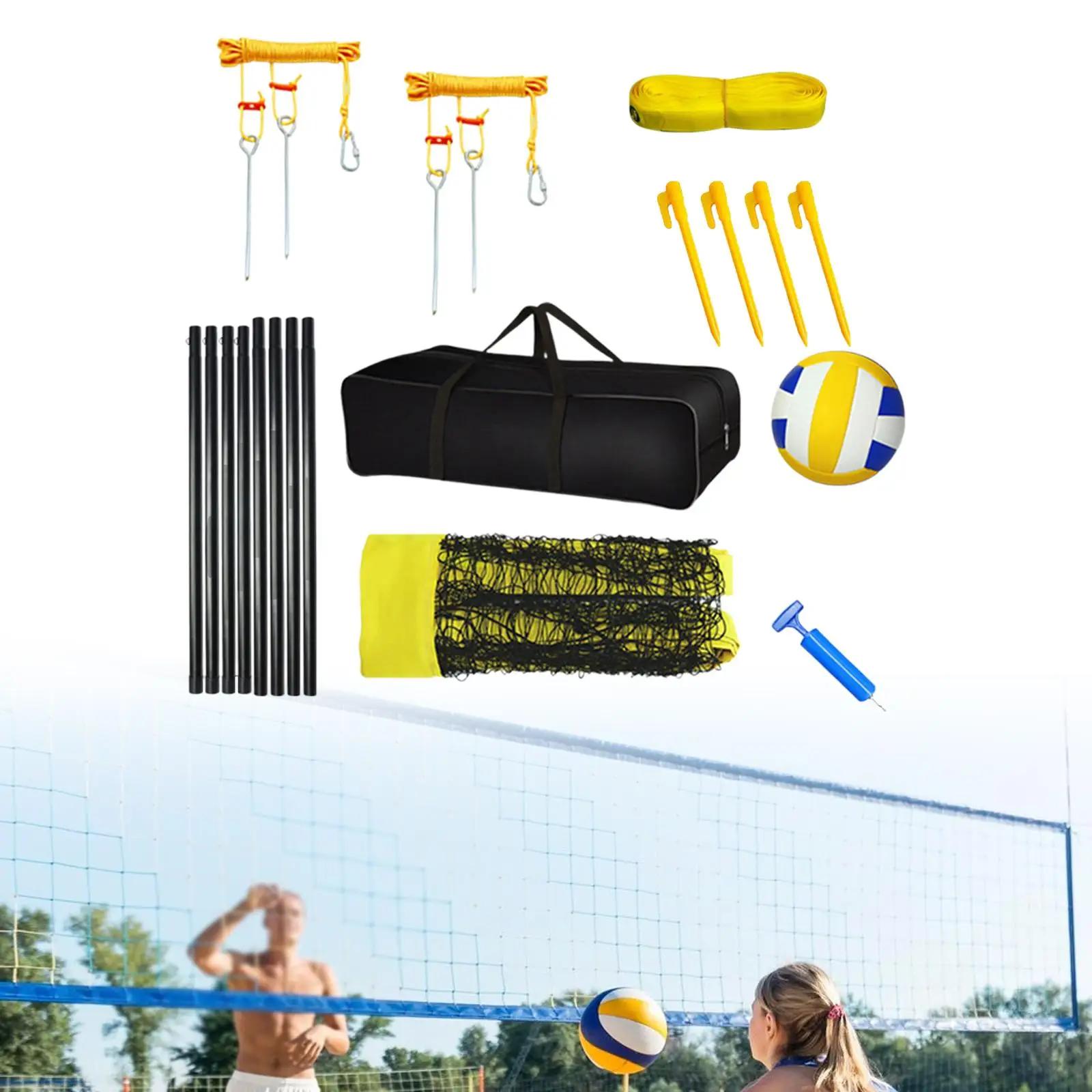 Professional Beach Volleyball Set para Homens e Mulheres, Rede Portátil, Bomba De Ar, Jogo De Esporte Ao Ar Livre - Image 1