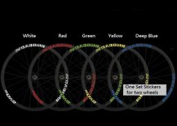 Conjunto de adesivos para roda de bicicleta, reflexivo e fluorescente para jantes de bicicleta mountain bike tamanhos 26er e 27.5er 29er - Image 4