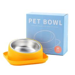 Tigela de comida para animais antiderrapante, alimentador antiderrapante com 15 graus de inclinação, guarda de segurança, pescoço, para cães, gatos, filhote de cachorro, gatinho - Image 5