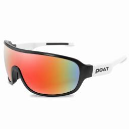 POAT Ciclismo Óculos com Case, Outdoor Sports Eyewear, bicicleta Óculos de sol, MTB Óculos, Moda Bicicleta, UV400, 4 Lens - Image 5