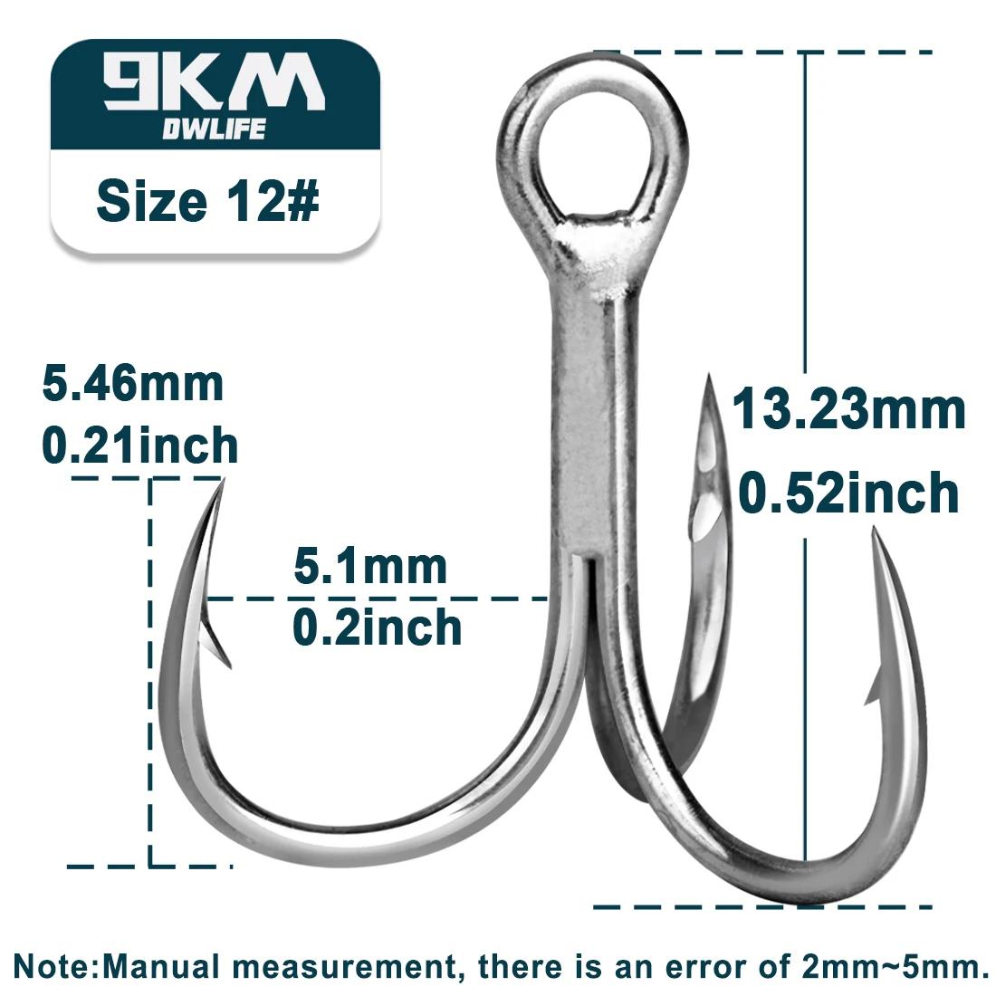 Ganchos agudos de pesca 25 ~ 100 pçs ganchos de pesca de água salgada crankbaits giradores substituição gancho de pesca iscas duras truta atum salmão - Image 1