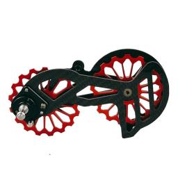 Desviador traseiro para bicicletas de estrada, SRAM Red10S, 11S, Rival 10S, 11S, Force 10S, 11S, Fibra de carbono, Polia 17T, Vermelho - Image 1