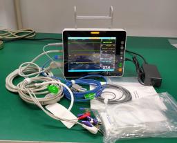 Vet Monitor Veterinary Equipment, 8 "para animais, animais de estimação, cães com SpO2, ECG, NIBP, Temp, Resp, PR Functions - Image 1