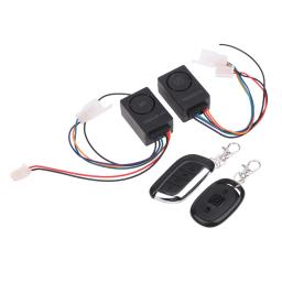 Sistema de Alarme Anti-roubo Inteligente para Scooter Elétrico, Segurança Bicicleta, Detector de Controle Remoto, E-Bike Alarme, 36V-72V, 125dB - Image 4