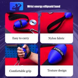 Pulso cinto de treinamento de força especial pulso elipsoid cinto braço mão força muscular trainer equipamentos fitness - Image 3