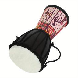 Mini tamanho Africano mão portátil tambor, percussão instrumento Musical, ABS tambor de câmara, Djembe colorido, 4 Polegada, profissional - Image 5