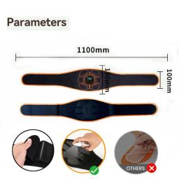 Cinto Toning Abdominal Inteligente, Toner Muscular, Massagem Fitness, Cintos Massageadores Emagrecedores para Treinamento de Barriga e Cintura - Image 2