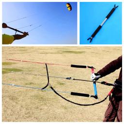 Frete grátis esportes kite barra de controle três linha alimentação acessórios pipa dupla linha dublê pipas para adultos equipamentos pipa iniciante - Image 1