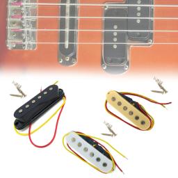 Strat estilo guitarra elétrica pickup Kit, Single Coil Pickup, carregado, Highout, substituição ajuste para guitarra de 6 cordas - Image 4