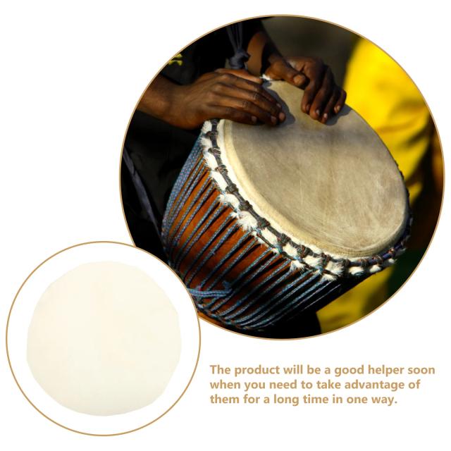 Substituição de Capa para Tambor Africano com Superfície em Pele de Cabra - Acessórios para Instrumentos de Percussão