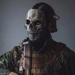 Full Ghost Cosplay Skull Mask, Airsoft, Tático, Novo, 2022, COD - Image 1