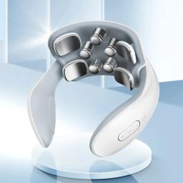 Instrumento Portátil Inteligente De Massagem De Pescoço, Ombro, Vértebra Cervical, Vibrador De Cuidados De Saúde, Compressa De Aquecimento - Image 1