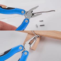 LUCHSHIY-Multitool Alicatadores de Cabo, Fio Cortador, Alicatador Dobrável, Outdoor Camping Bolso, Mini Faca Portátil, chave de fenda, chave de fenda - Image 6