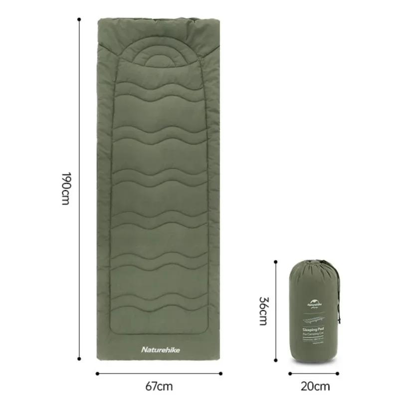 Naturehike Colchão Universal para Camping, Esteira de Caminhadas, Camping Dormir Pad, Berço de Campo, Exército Verde, Portátil, Novo, Suprimentos, Inverno - Image 1