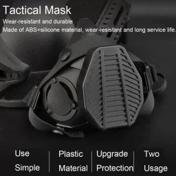 Outdoor Airsoft Paintball Conjunto Capacete, capacete tático com NVG Mount, Night Vision Modelo Headset, Goggles Lanterna, luz de sinal - Image 5