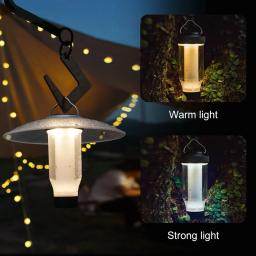 Portátil Camping lanterna semelhante a Zane arts/ZIG LT003 Lanternas LED impermeável recarregável atmosfera luz lâmpada de trabalho tenda - Image 2