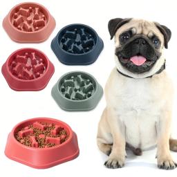 Tigela de comida anti-asfixia para cães, Alimentadores lentos para cães, Alimentador para animais de estimação dieta saudável - Image 1