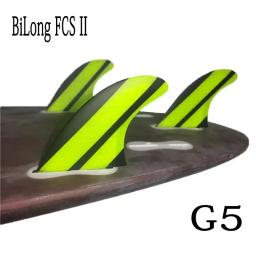 BiLong FCS II Thruster Prancha Fins, G5 Fiberglass Honeycomb, Fibra De Carbono, Tamanho M, Quilhas Surf Fin, Prancha Elétrica, 3Pcs Set - Image 5