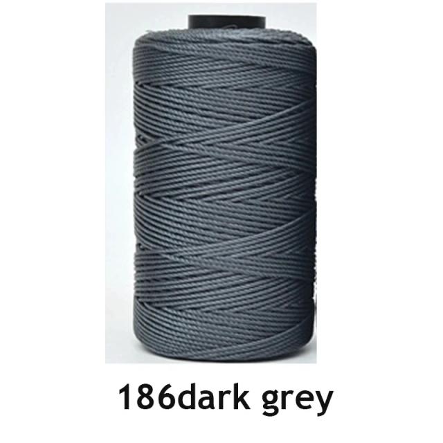 Fio De Algodão Gelo 1.5mm para Artesanato DIY - Ideal para Crochet de Verão, Sacos, Chapéus e Sapatos, 200m