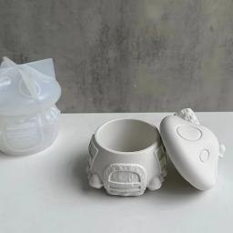 3D Cogumelo Casa Silicone Mold Caixa De Armazenamento, DIY, Aromaterapia, Gesso, Jarra De Vela, Caixa De Jóias, Resina Epóxi, Decoração De Casa - Image 3