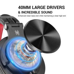 Oneodio a71 original estúdio dj fones de ouvido portátil com fio com música compartilhar porta graves profundos fone de ouvido estéreo para gravação - Image 4