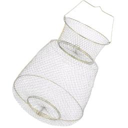 Metal Fish Pole Catching Cage, cesta De Guarda De Pesca, fornecimento De Rede Portátil De Ferro - Image 1