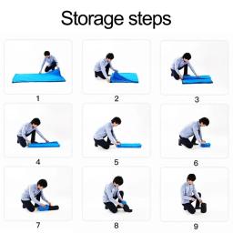 Folhas de viagem polares ultra leves portáteis para adultos, saco de dormir, cama de acampamento ao ar livre, forro quente - Image 4