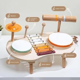 Montessori percussão brinquedos para crianças, instrumento musical, educação pré-escolar, aprendizagem precoce, brinquedo para meninos e meninas - Image 4