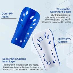 LOOGDEEL-EVA Esportes Caneleiras para Adultos e Crianças, Futebol Shin Pads, Leg Protection Board, Jogos de Futebol, Criança e Adulto - Image 6