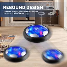 Bola de futebol com luzes LED para crianças, brinquedo esportivo interativo, jogo criativo pai-filho, Halloween e Natal - Image 5