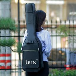 IRIN-Saco Estojo Preto para Guitarra Elétrica, Impermeável, Tecido Oxford, Instrumento Musical, Mochila de Armazenamento, Gig Bag, Acessórios - Image 2