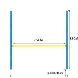 Barra do salto do treinamento do cão, Pólos, Salto De Corrida, Exercício De Treinamento - Image 6