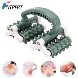 Rolo de massagem muscular, aumento de fáscia e rolo anticelulite, ferramenta de liberação miofascial para jateamento de gordura para costas, pescoço, cintura, pernas - Image 1