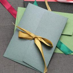 10 pçs/lote Fita Envelope De Papel Para O Convite de Seda de Cor Sólida Cachecol Máscara de Saco de Embalagem de Presente de Casamento de Embrulho - Image 3