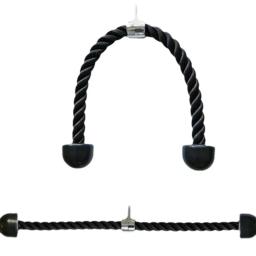 70cm tríceps corda fitness casa ginásio pulldown máquina lidar com bíceps tríceps volta ombro exercitador muscular - Image 1
