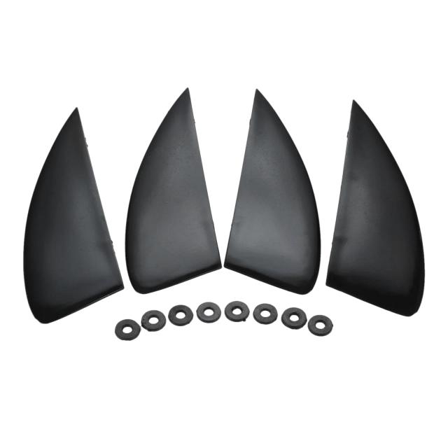 Conjunto de Fins para Kiteboarding - Acessórios Essenciais para Kite e Fly Surf, Disponível em 2 ou 4 Peças