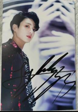 Fotos autografadas douradas, Foto assinada, Link especial, Presentes da Coleção K-Pop - Image 5