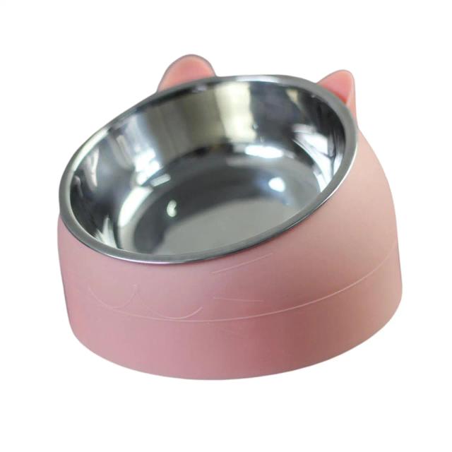 Alimentador Elevado de Metal para Pets: Prato para Comida e Água
