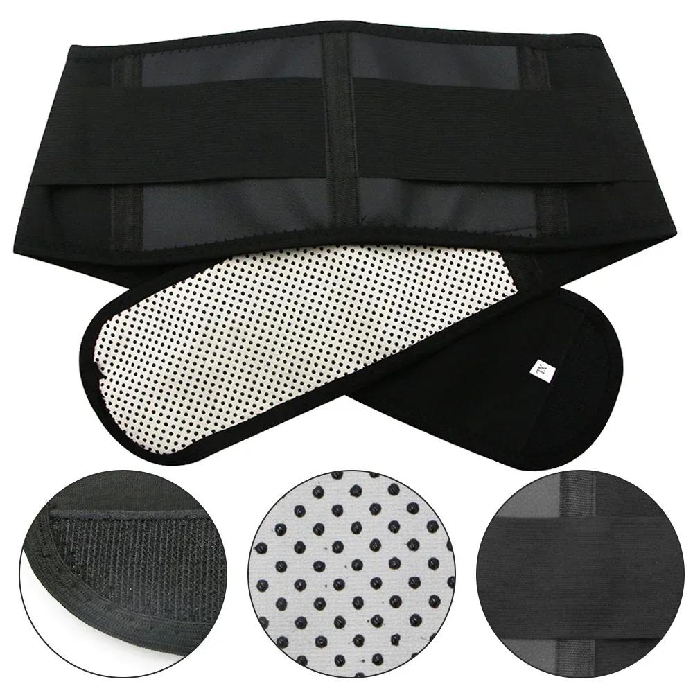 Cinto de cintura de turmalina para homens e mulheres, terapia magnética, cinta lombar, suporte para as costas, alívio da dor, ginásio esportes - Image 1