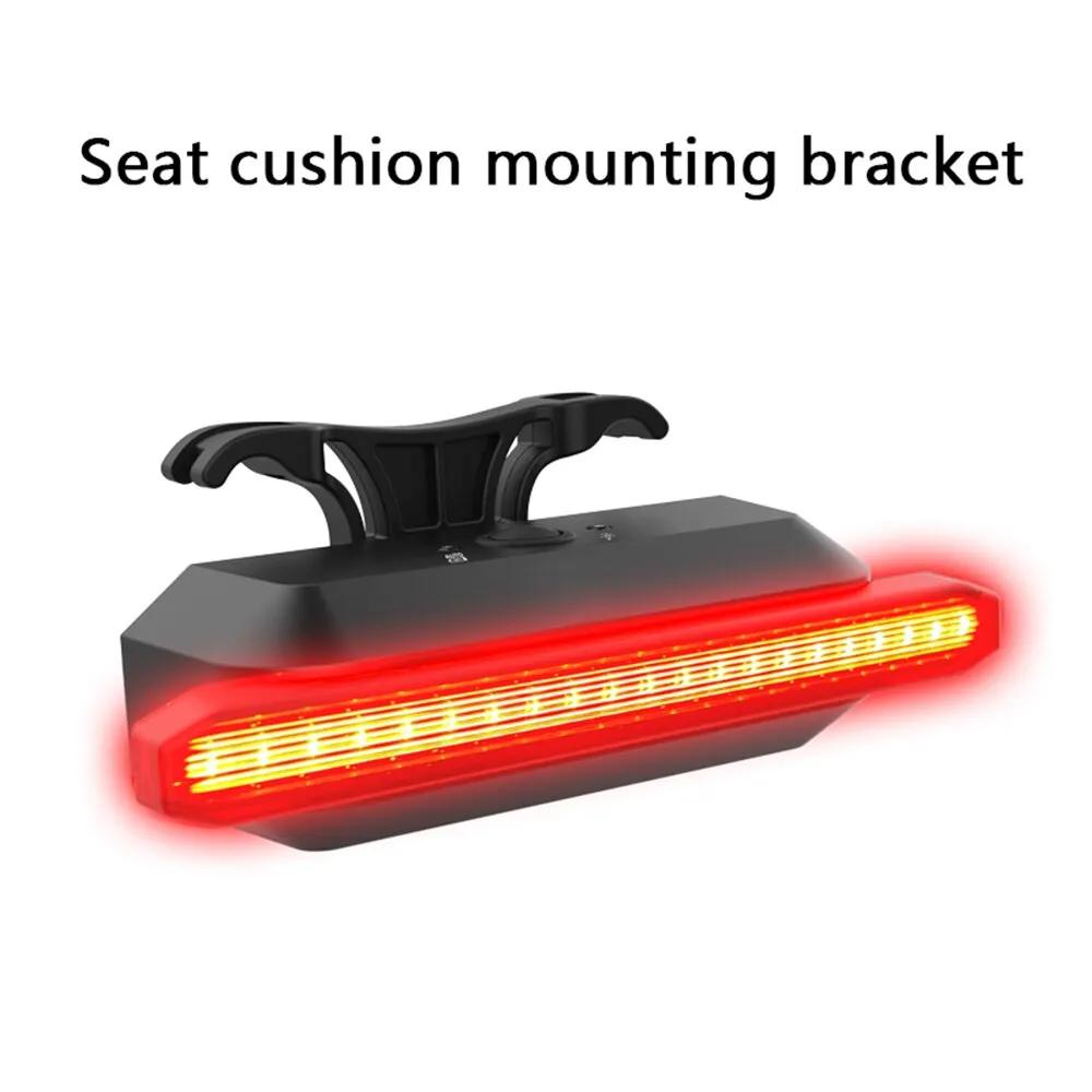 Inteligente Brake Sensing Bicicleta Luz Traseira, Luz Traseira Da Bicicleta, Impermeável LED, Carregamento Luz Traseira, Ciclismo Acessórios, IPX6 - Image 1
