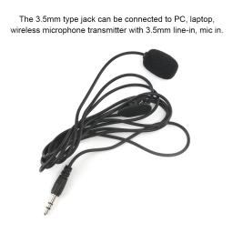 Microfone De Lapela Profissional Com Fio, Redução De Ruído, Performance De Palco, Entrevista, Microfone De Gravação De Som Com Escudo De Vento, 3,5mm - Image 3