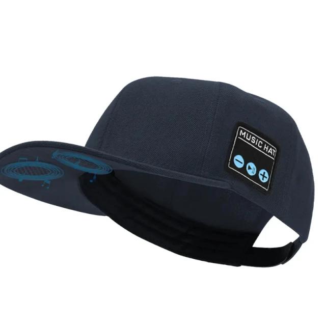 Chapéu Inteligente Sem Fio com Alto-Falante Bluetooth e Microfone para Esportes ao Ar Livre
