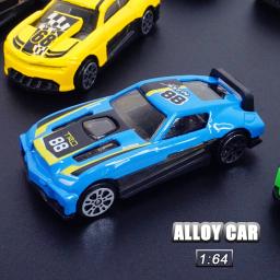 City Alloy Car 1:64 Esportes Mini Racing Coleção Slide Veículo Toy Diecast Modelo Acessório Menino Crianças Brinquedos Carro Presente de Aniversário - Image 5