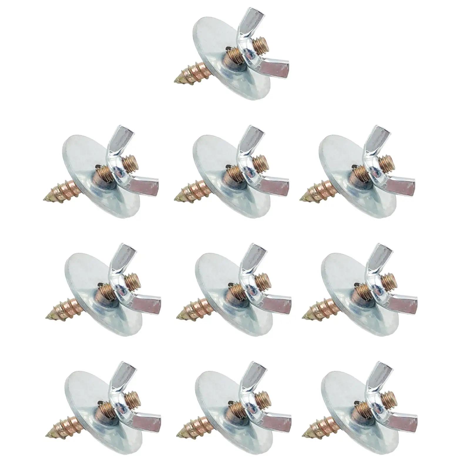 Pássaro Poleiros Montagem Parafusos Kits Porca, Parafusos De Gaiola De Pássaro, Montagem Kits para Rack Construção Madeira Aves Perch, M5 * 30, 10 Pcs - Image 1