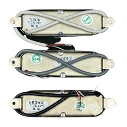 Captadores Burns Tri-Sonic Single Coil Alnico V Gold para guitarra elétrica, queimaduras genuínas, 1 conjunto - Image 3