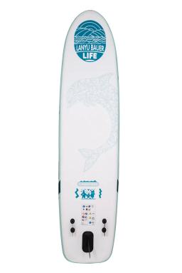 Inflável Double Layer Surf Board, criança e pai filho SUP Board, Stand Up Paddle Kayak, tamanho grande, 12x34 in, EUA UPS, Fedex - Image 4