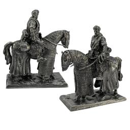 Metal Cavaleiros Medievais para Homens, Centauro do Exército, Cavalaria Soldado Estatuetas, Miniaturas, Cobre, Presentes, Enfeites de Carro, Decorações, Artesanato - Image 6