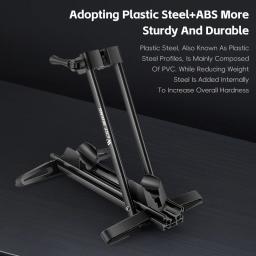 West Biking-Bicycle Stand Rack, Duplo Pole, Dobrável, Interior, Chão, Piso, Bike Rack, Bike Rack - Image 5